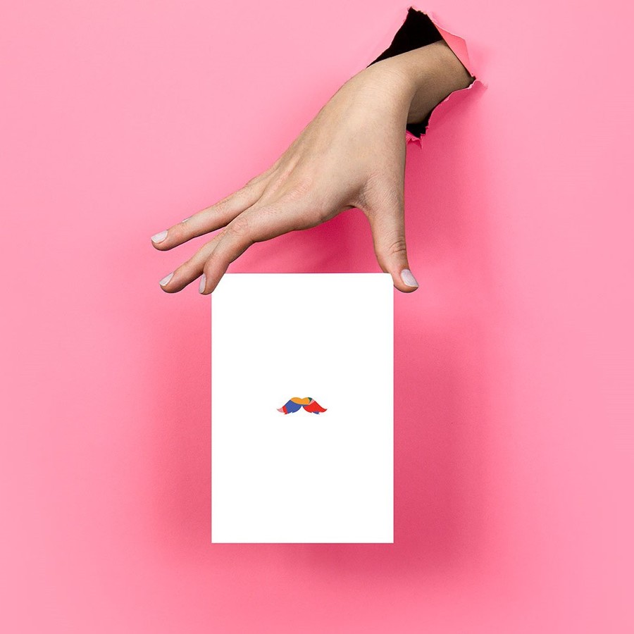 Medium Full-Color shown in-hand at 4" × 6" scale