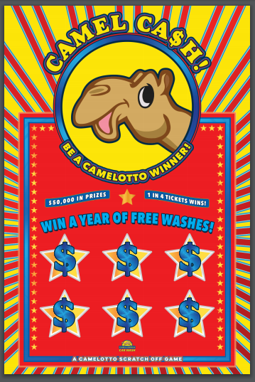 Subscription box scratch off card with a bonus item reveal