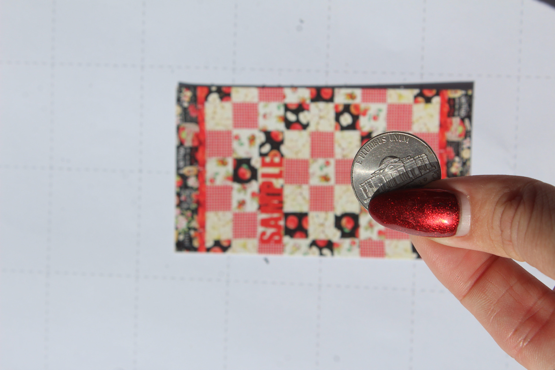Small format scratch off ticket with a single centered reveal